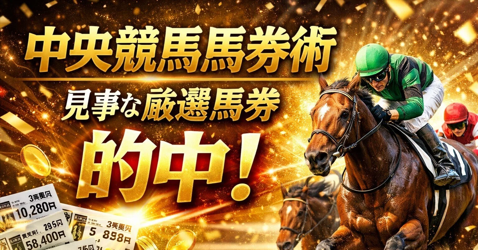 いきなり炸裂⚡️福島9レース的中❗️穴馬トップアタック単勝1930
