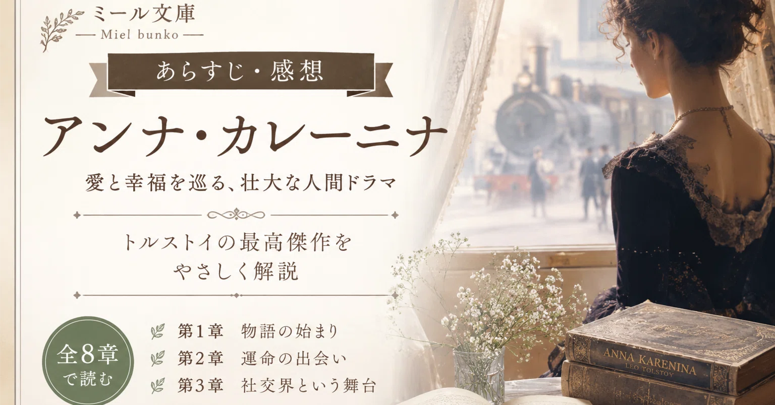 10000字で読む トルストイ『アンナ・カレーニナ』― 分厚すぎて読めない