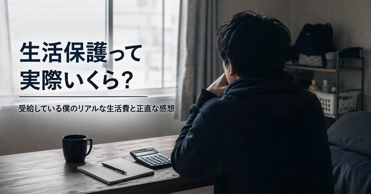 生活保護って実際いくら？受給している僕のリアルな生活費と正直な感想｜かずき💫｜児童養護施設育ちのHSP