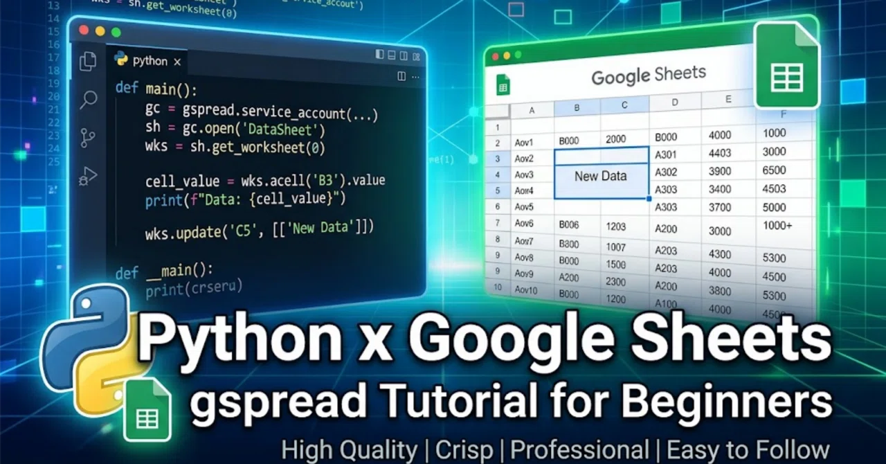 Pythonでスプレッドシート操作｜gspread入門ガイド｜つくるん