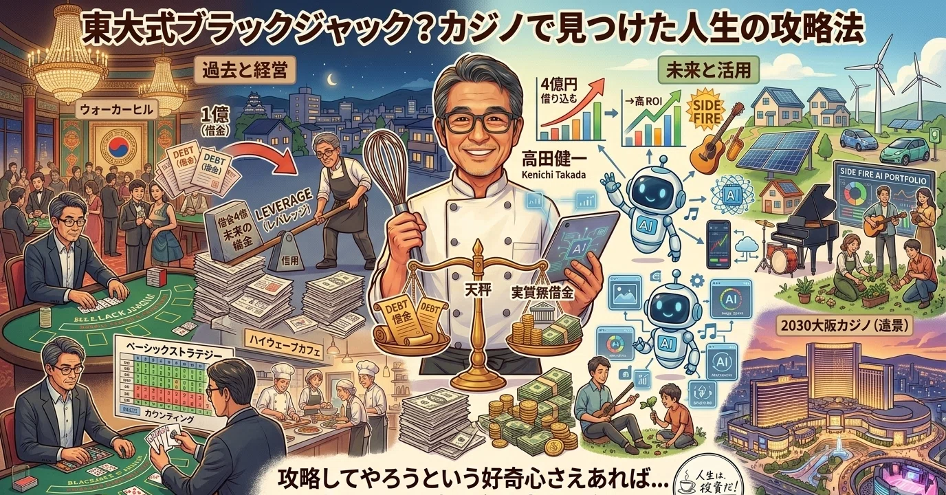 126.【カジノ】で見つけた人生の攻略法、東大式ブラックジャック