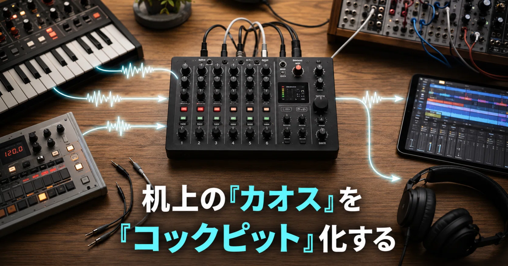 机上の「カオス」を「コックピット」化する。KORG NTS-4で始める