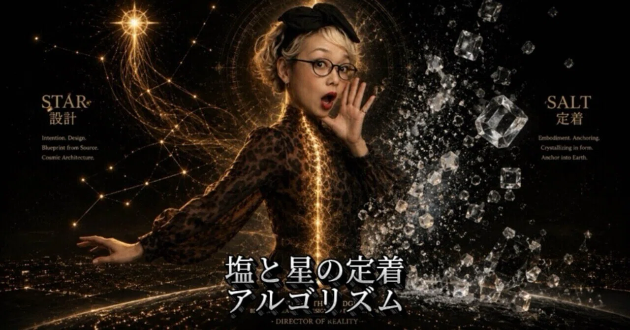 塩と星——定着のアルゴリズム考察｜Emma Roper💋｜GODSEALer