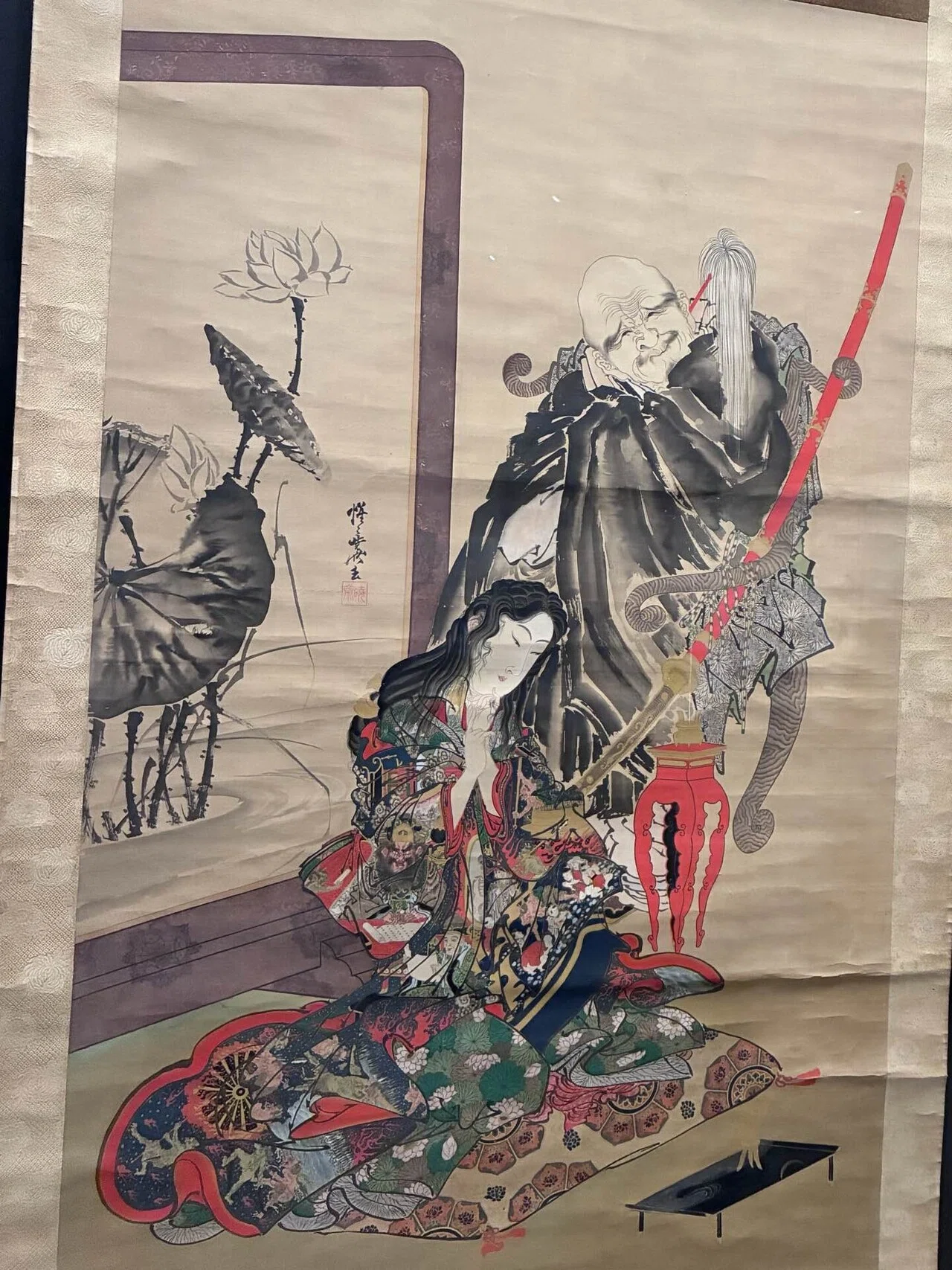 河鍋暁斎ヤバすぎて、明治時代に生成AIがあったという方が信じられるよ