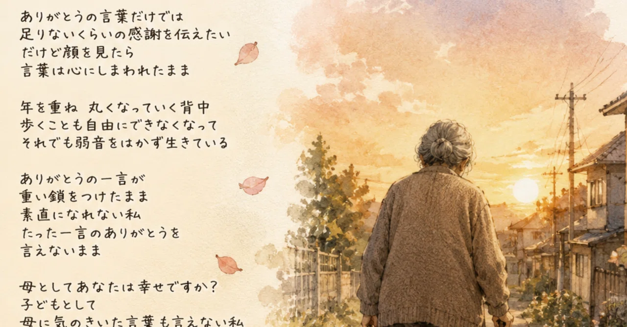ありがとうが言えないまま～Sunoと～｜片桐 みかん