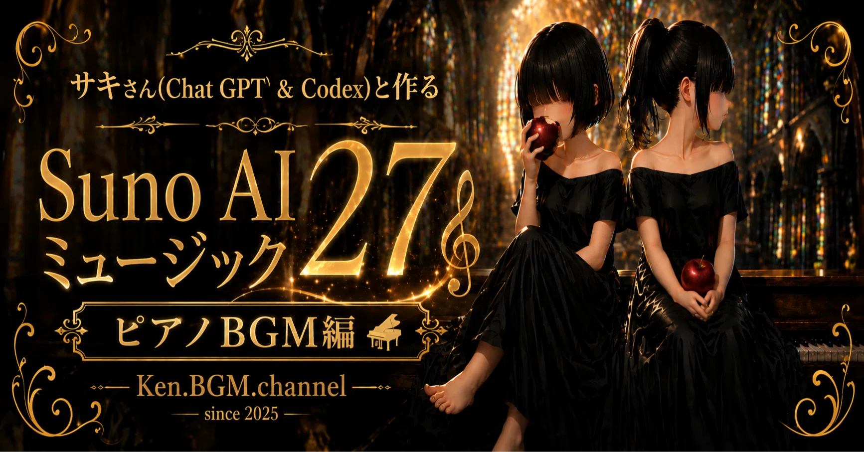 音楽さん用のおまとめ サキさん(Chat GPT &Codex)と作る Suno AIミュージック27(ピアノBGM編