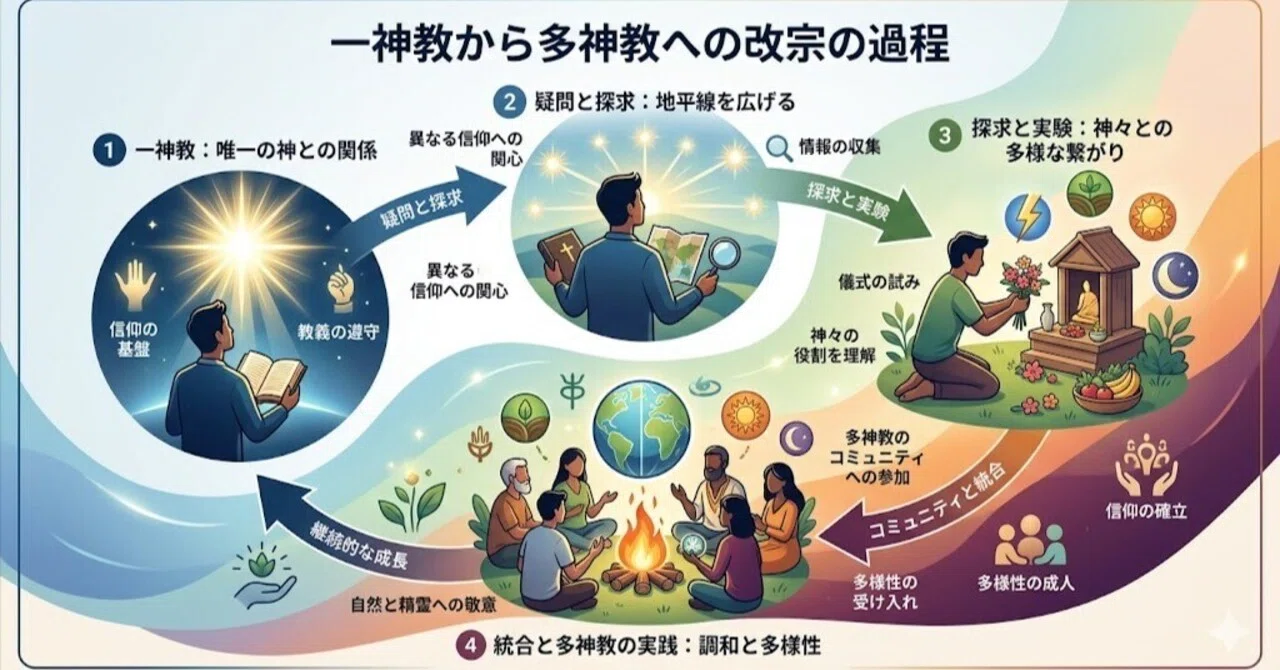 一神教から多神教へ改宗する過程|播州屋