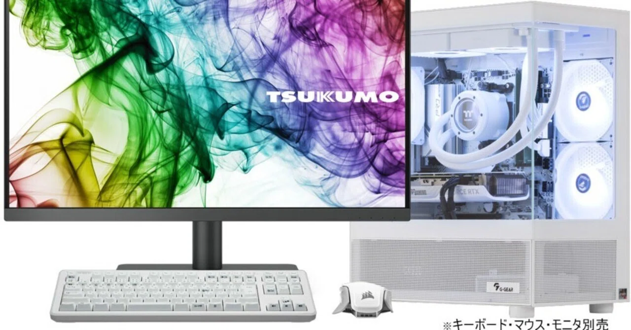 G-GEAR White GP7A-F260B/A/CP2の性能を解説！RTX 5070搭載・ツクモの