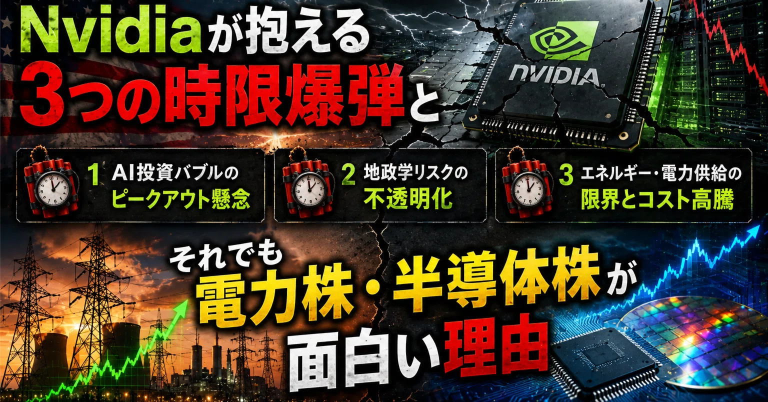 4000億ドル投資」の亀裂——Nvidiaが抱える3つの時限爆弾と、それでも