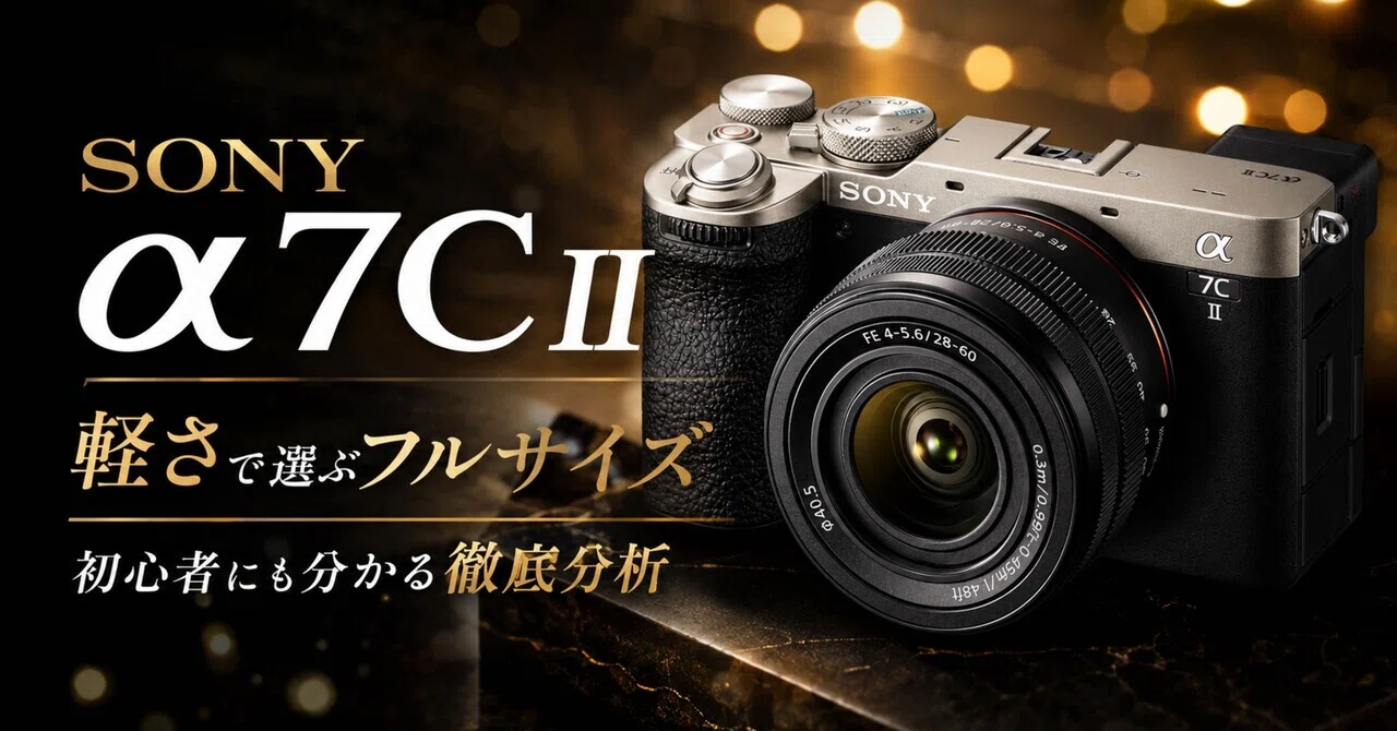 中*宗様 SONY α7C ① Sony Alpha 7C II (no lens included) Compact full-frame mirrorless