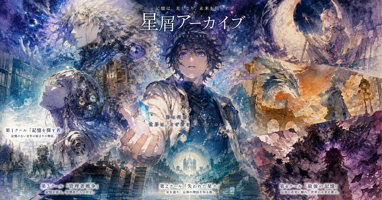 長編ボイスドラマ：星屑アーカイブ（全38話）ファンサイト｜かにすけ🦀