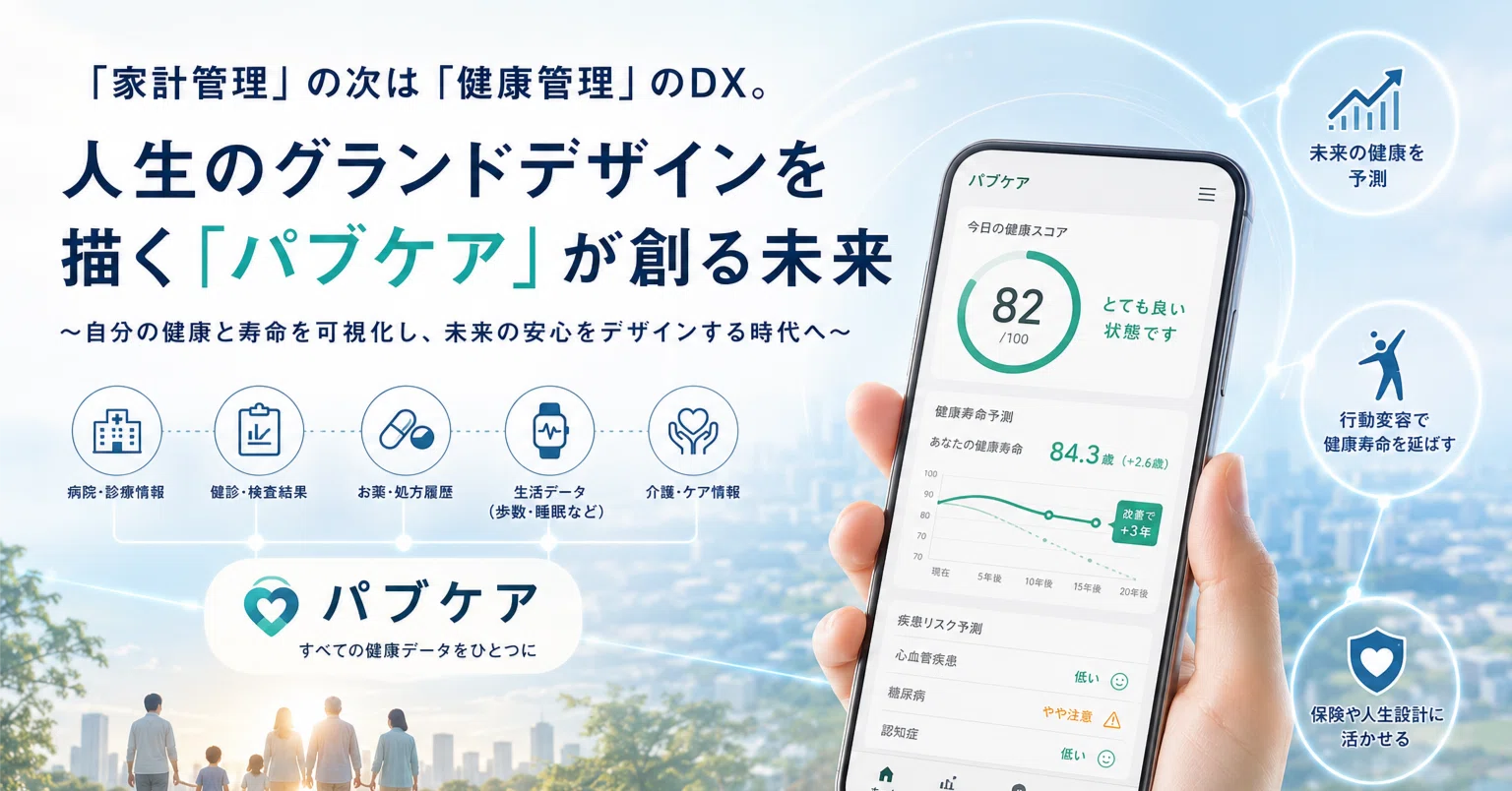 家計管理」の次は「健康管理」のDX｜MD.PhD Soichi Muraoka