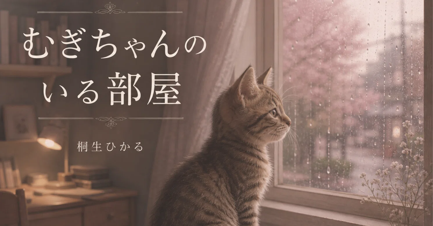 むぎちゃんのいる部屋 #4｜桐生ひかる（猫小説家）