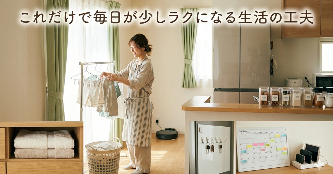 これだけで毎日が少しラクになる生活の工夫｜taku
