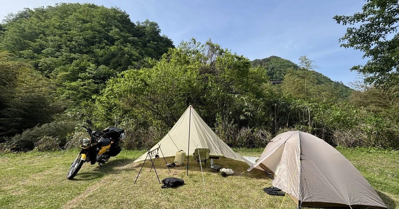 長野県・阿南町｜山奥の穴場キャンプ場でうさぎ肉を喰らう🍖｜aka｜旅