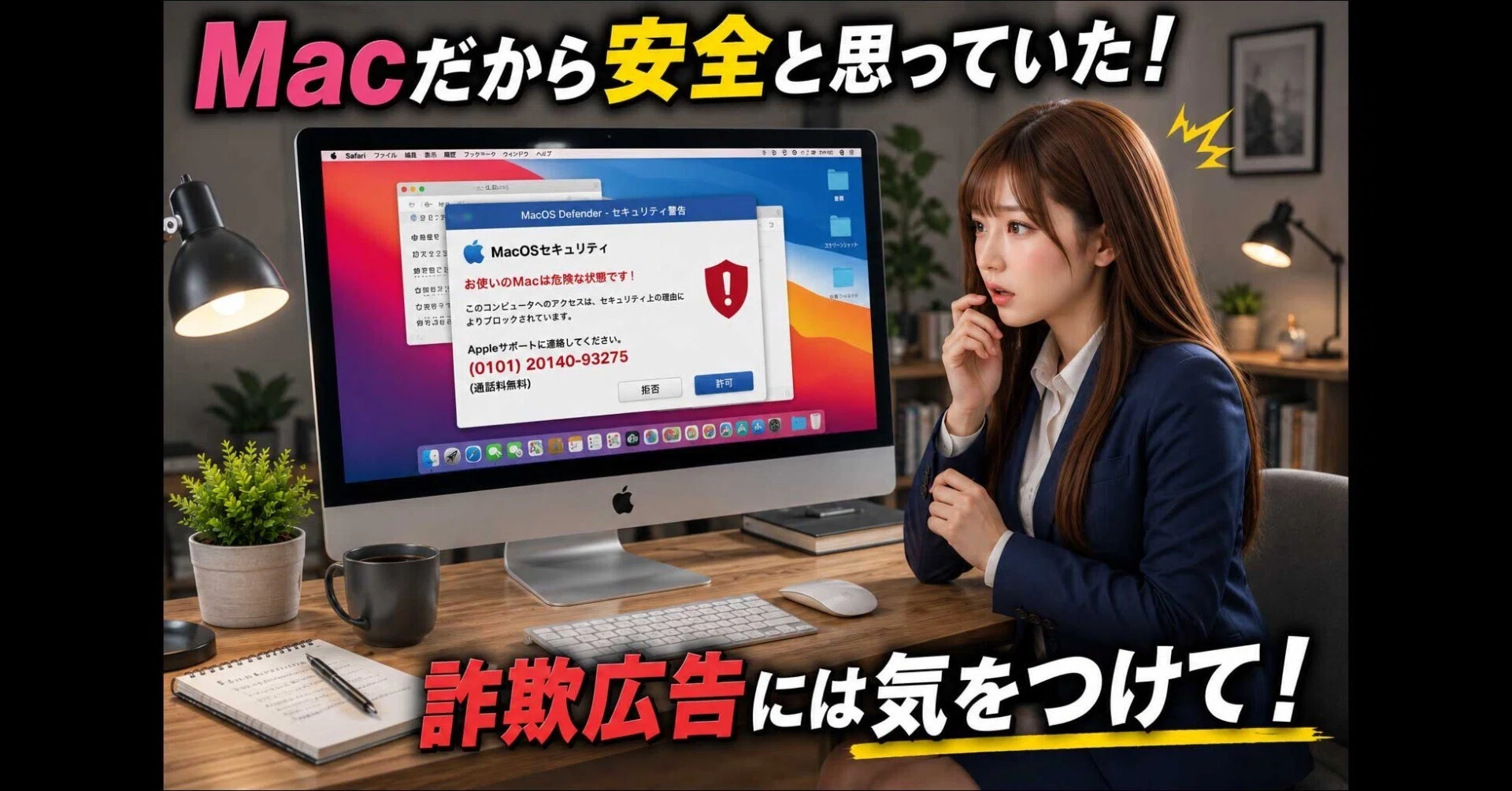 macbook pro2020詐欺出品注意 Macだから安全と思っていた！詐欺広告には気をつけて！｜fermin