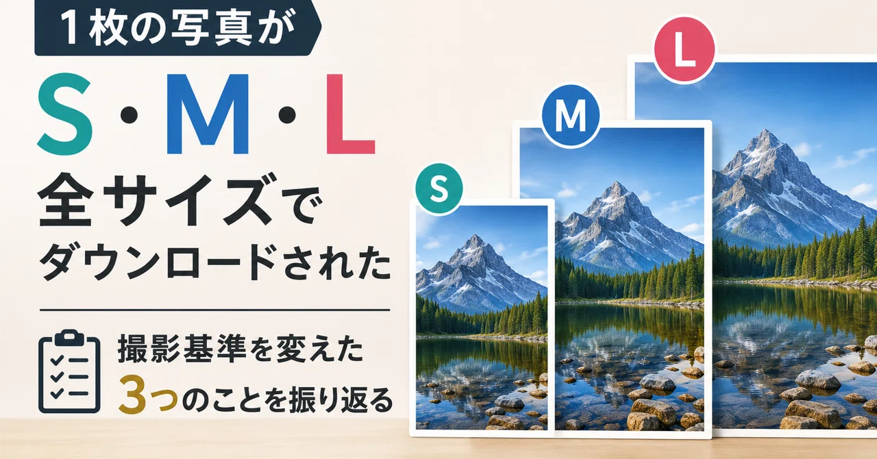 A single photo was downloaded in all sizes: S, M, and L—Reflecting on ...