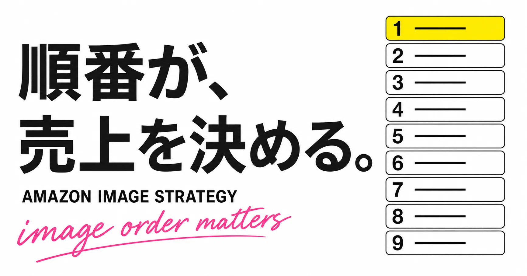Amazon商品画像の枚数と並べ方｜売れるページ設計の基本｜ソエジマ