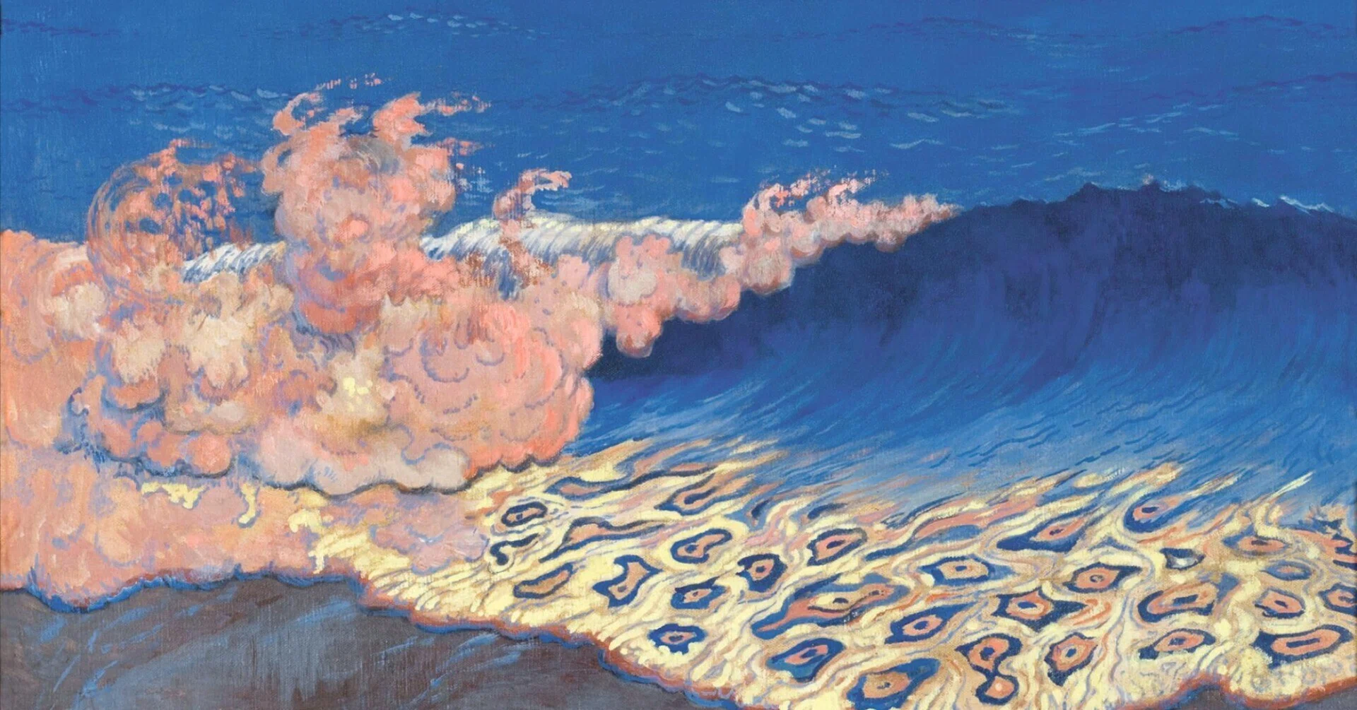 装飾する大海原、波のシンフォニー】ラコンブ『青い海、波の効果』。海