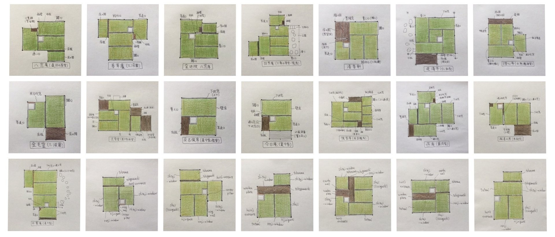 茶室の展開図 倉庫の一部に茶室にする工事-Vol.2 | 岡田建設オフィシャルサイト
