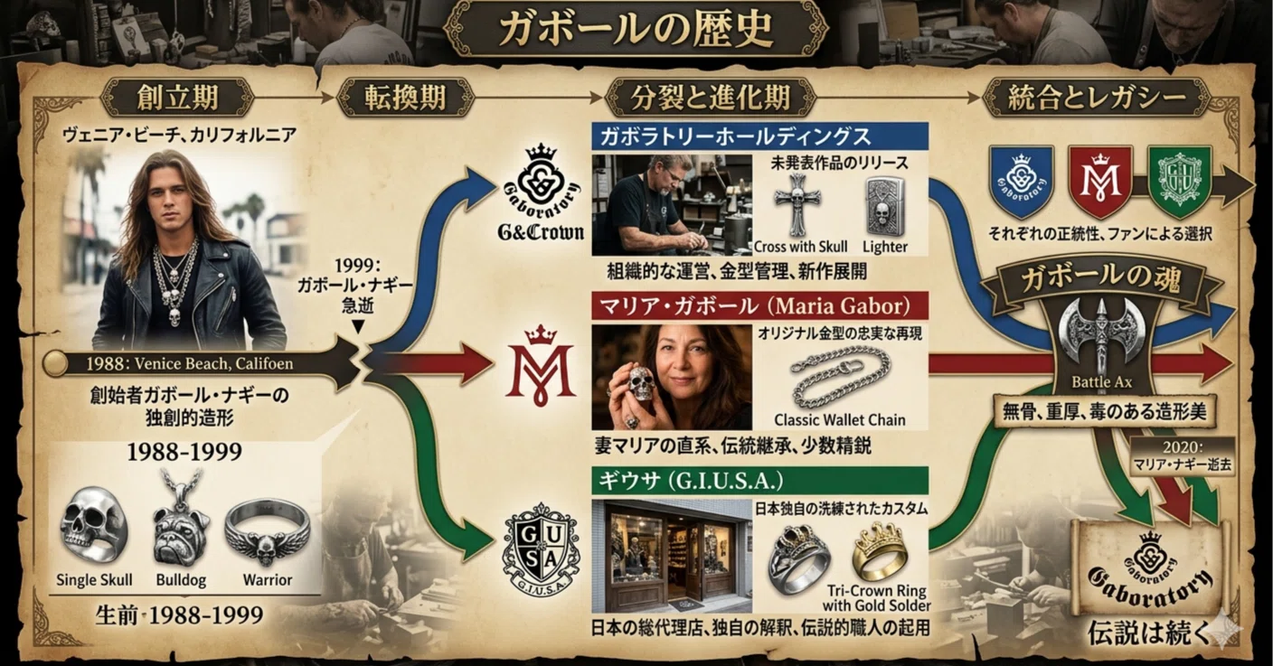 シルバーアクセサリー 『ガボール(Gaboratory)について』①歴史と経緯