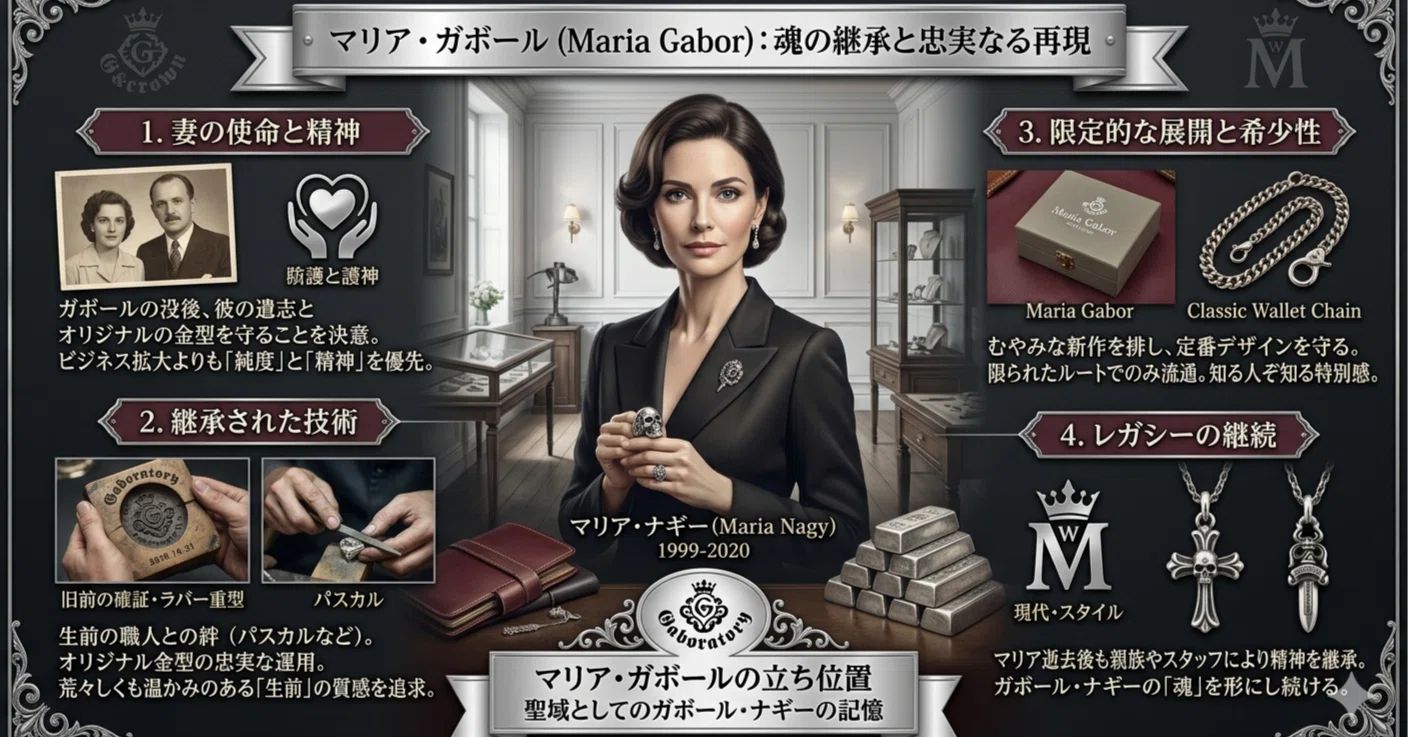 シルバーアクセサリー 『ガボールGaboratory』 マリアガボールについて