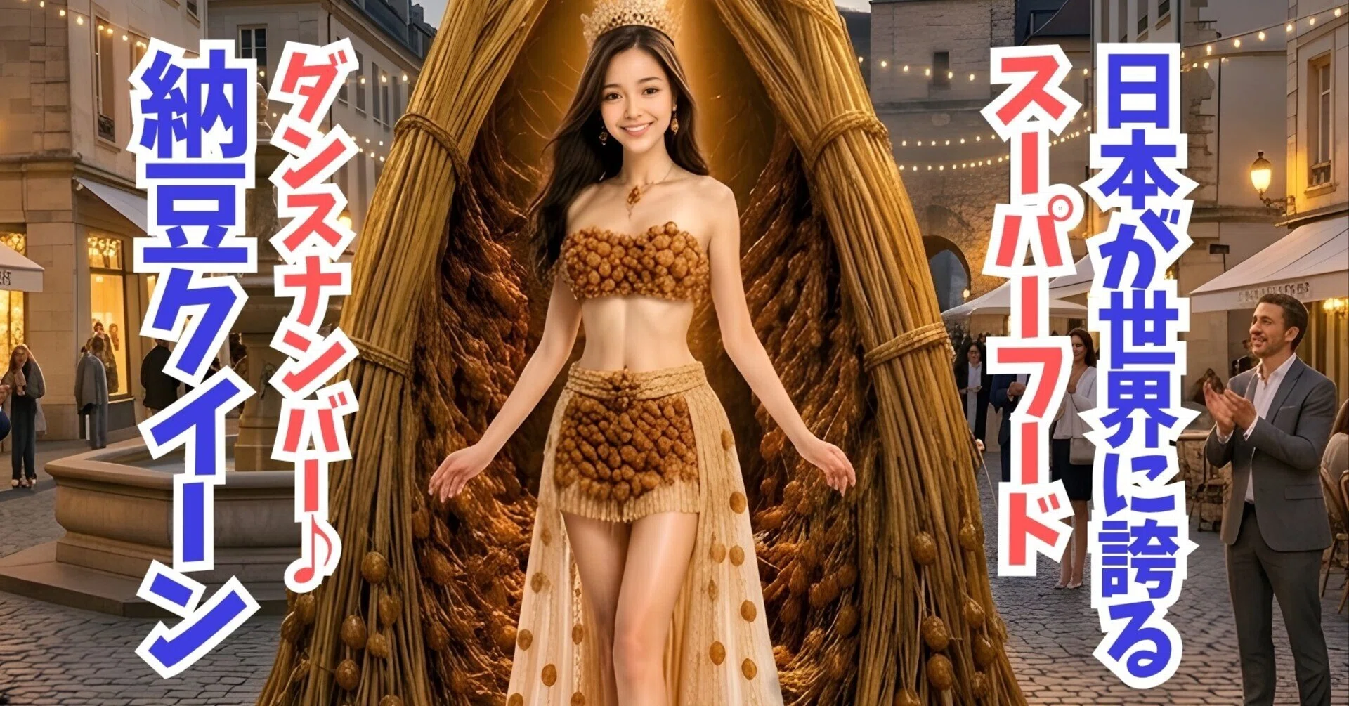 MV ♪納豆クイーン 〜世界に届け！日本のスーパーフード〜｜手久野 愛