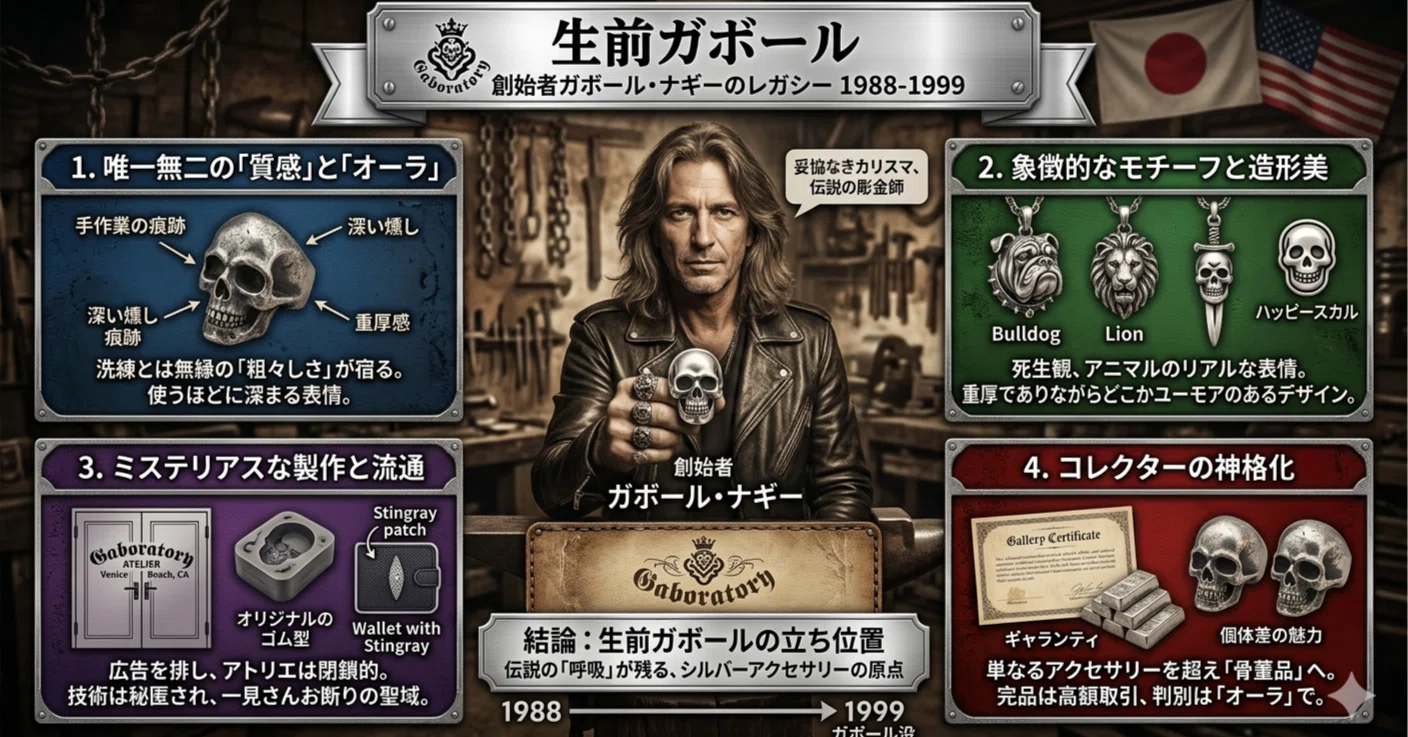 シルバーアクセサリー『ガボールGaboratory』 生前ガボールについて｜ZICO