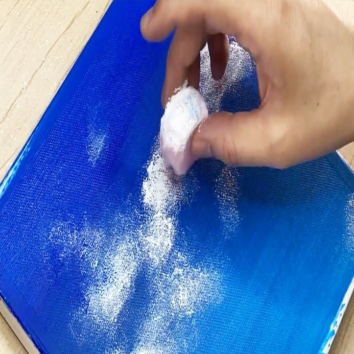 アクリル絵の具を使用した 青空とシャボン玉 の描き方 初心者が簡単に絵を描く方法 Junya Art Note