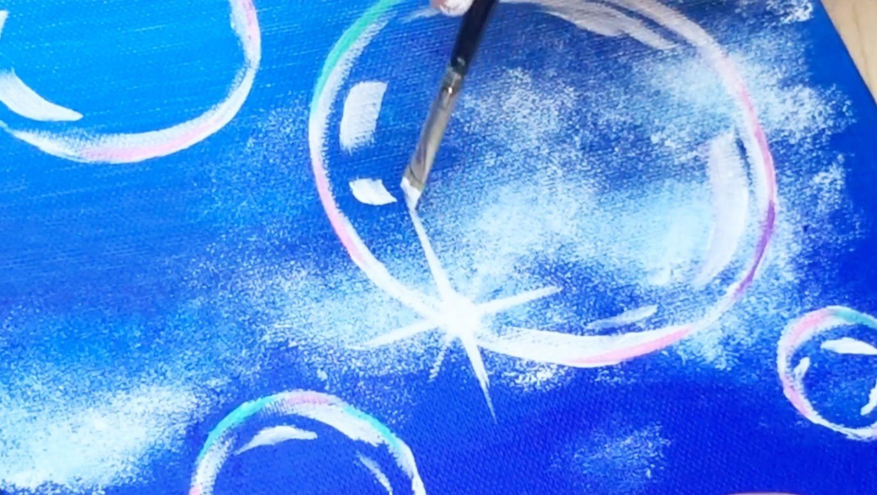 アクリル絵の具を使用した 青空とシャボン玉 の描き方 初心者が簡単に絵を描く方法 Junya Art Note アクリル絵の具を使用した 青空とシャボン玉 の描き方 初心者が簡単に絵を描く方法 Junya Art Note