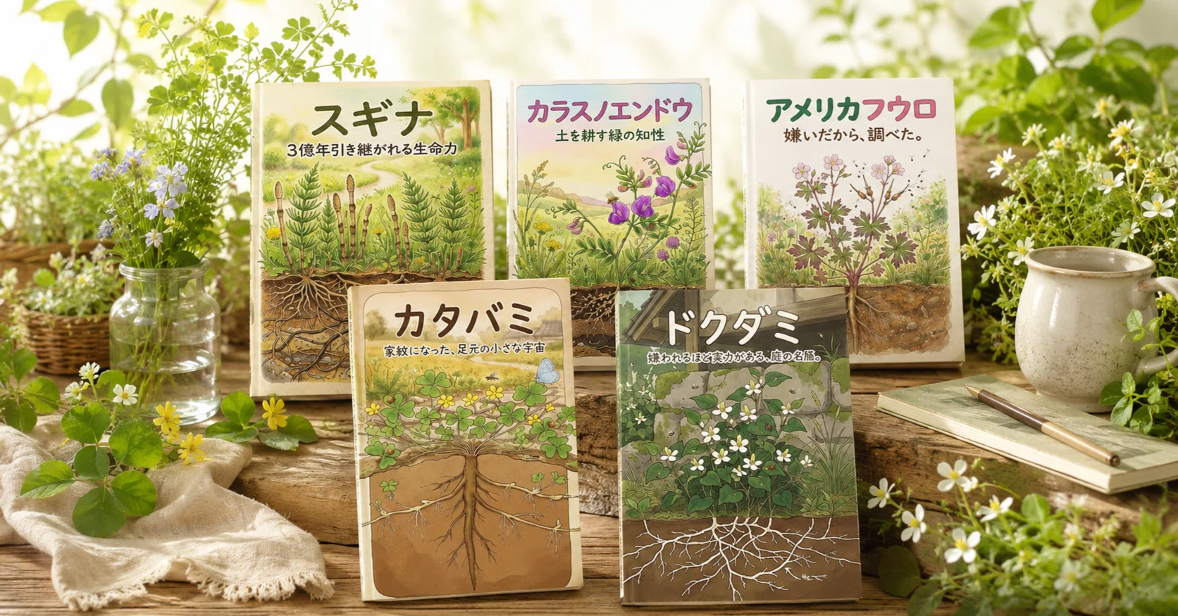 雑草と仲良くなる本、出しました。｜nico＿遊び心