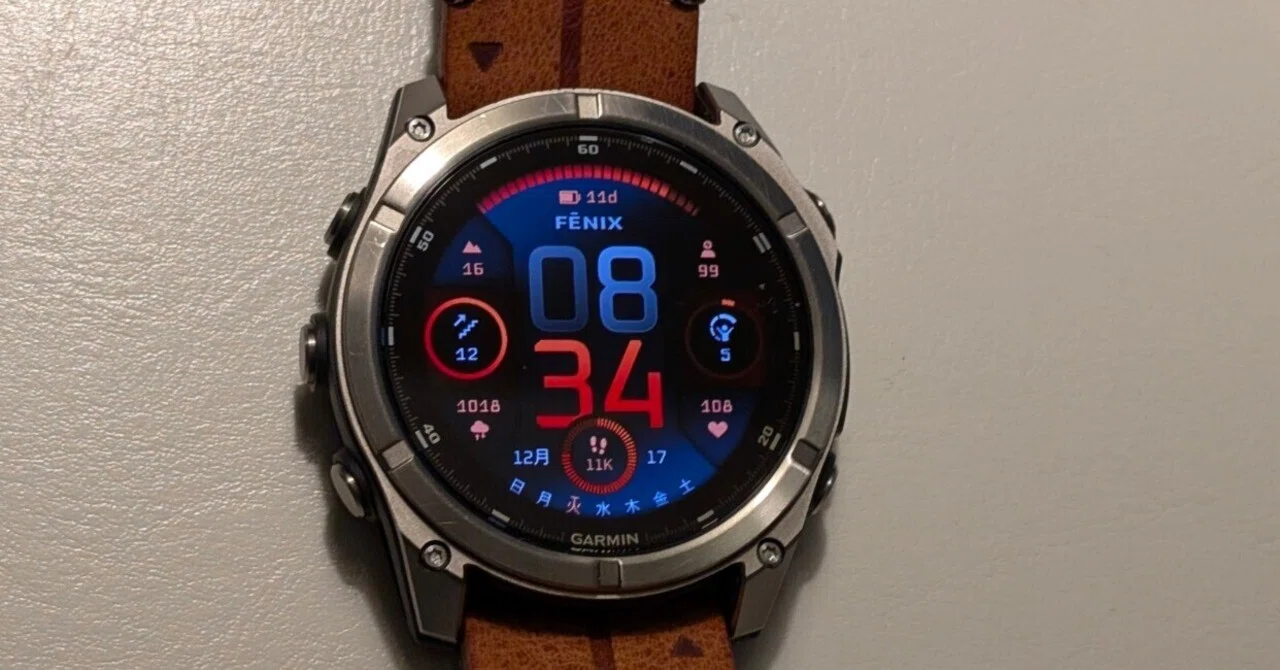 Garminのスマートウォッチ Fenix8をサウナで使ってみると…｜HAYA