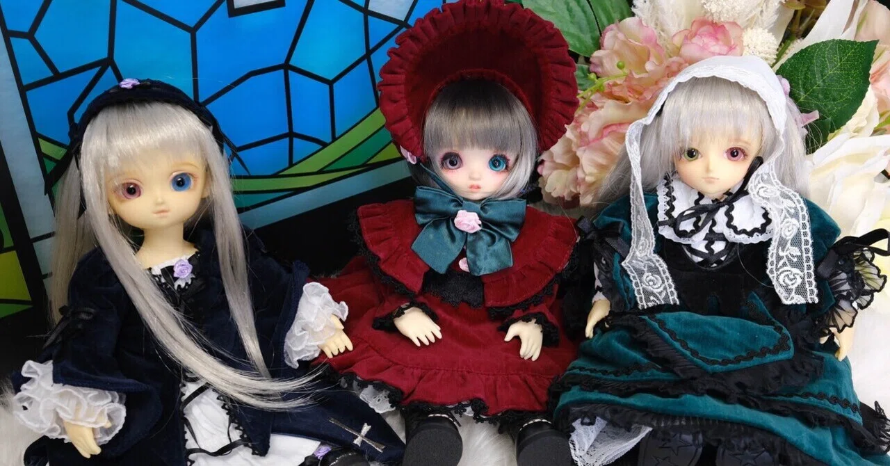 「ローゼンメイデン」薔薇乙女お茶会セット C84 ドールで推し活⁉️ローゼンメイデン薔薇乙女姉妹 豪華なお客様写真