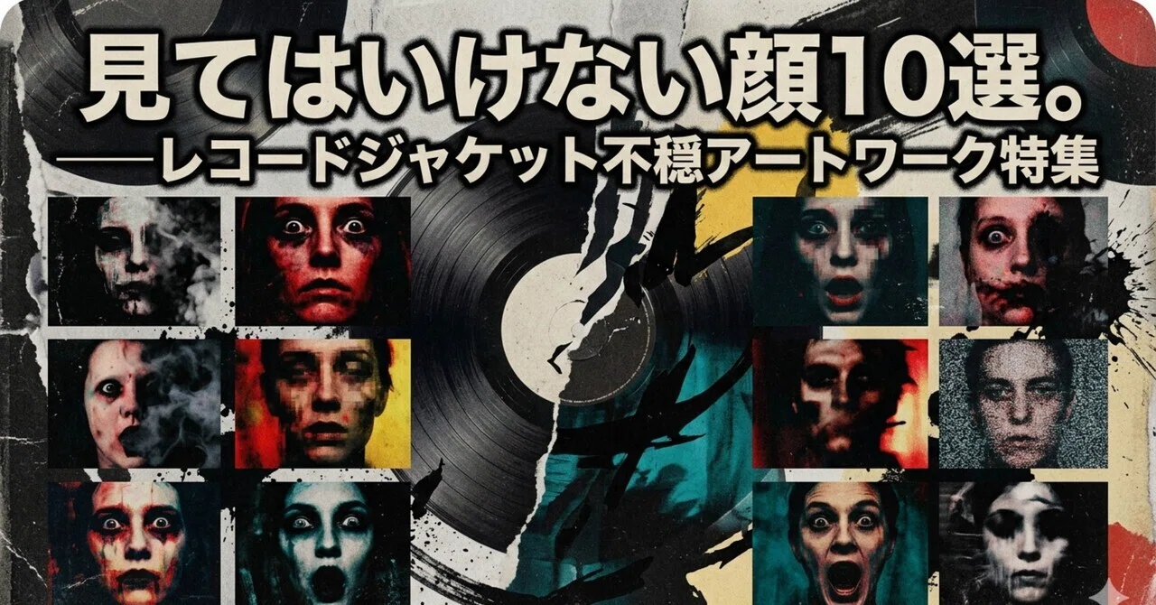 見てはいけない顔10選。——レコードジャケット不穏アートワーク特集 