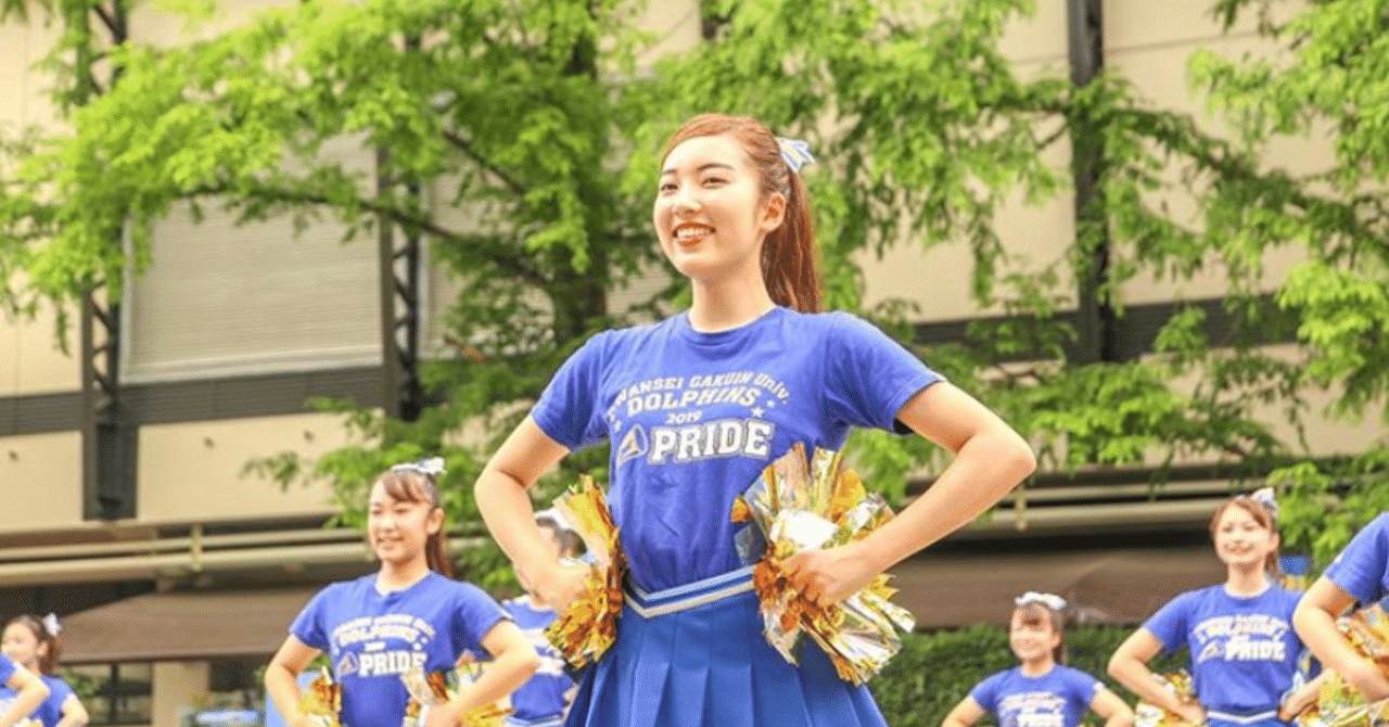 慶應 チア Tシャツ