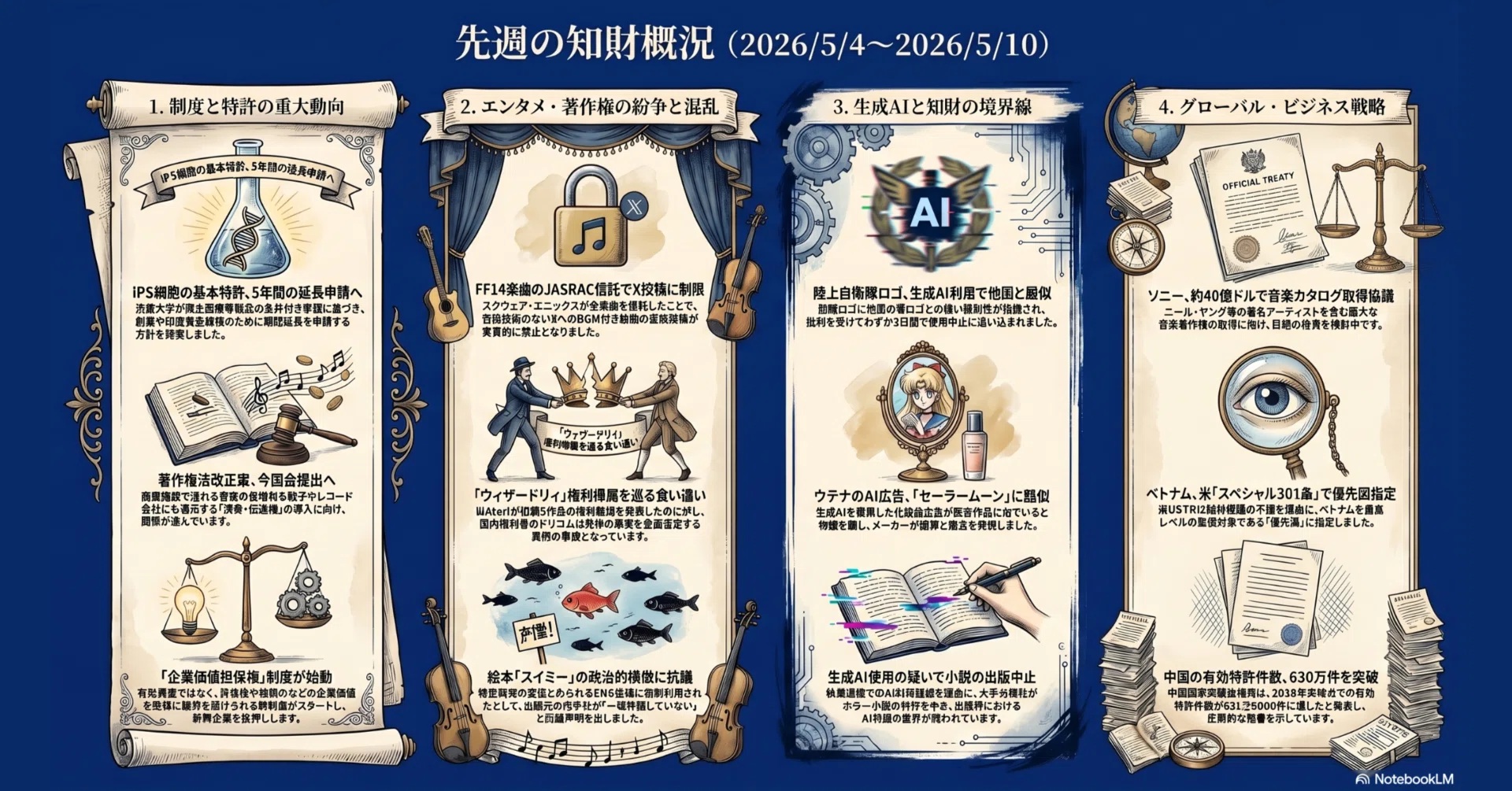 パテサロウィークリー【先週の知財ニュース】 2026年5月11日号
