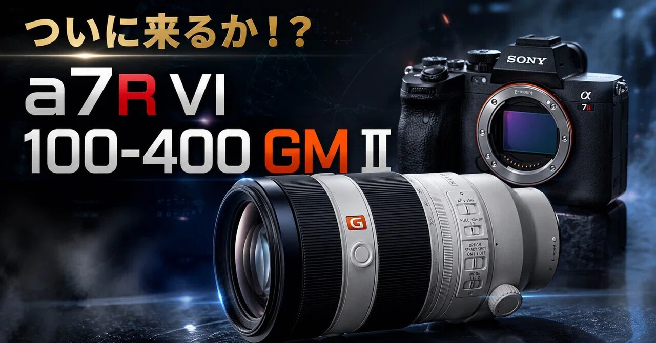 ついに来るか！？α7R VIと100-400GM IIが同時に来たら、SONY望遠高画素