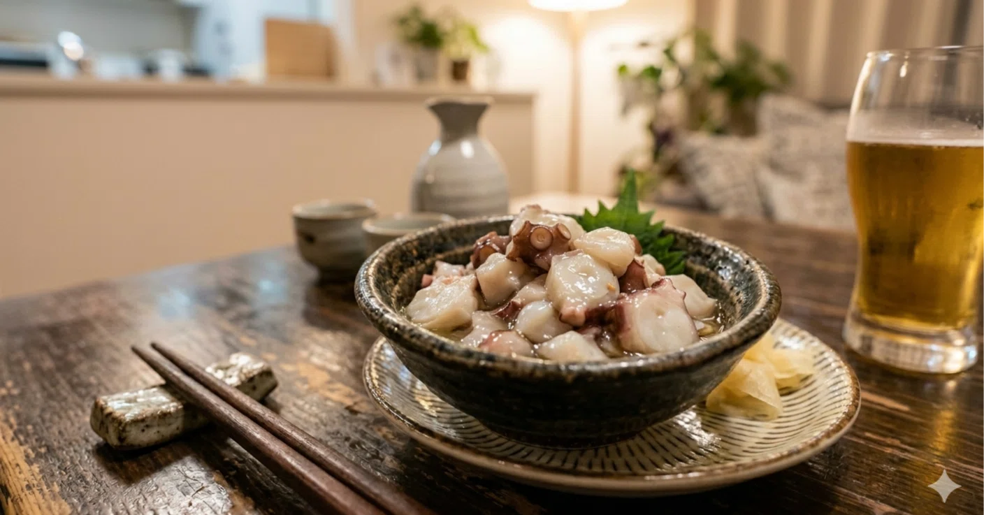 🐙 自作たこわさの黄金レシピ！｜須磨人