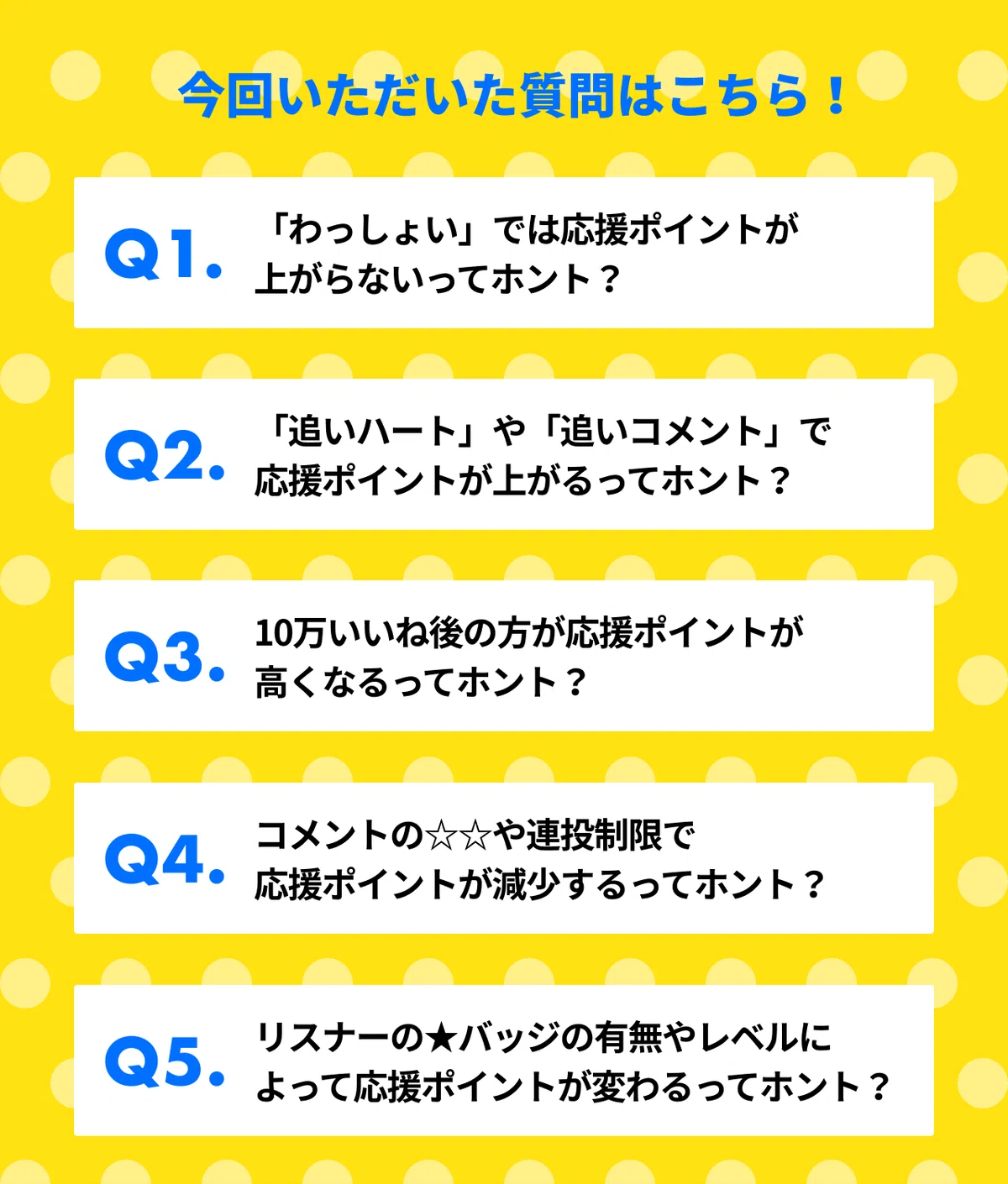 追いハートで応援ポイントが上がるってホント！？ ＃プロデューサーQA 