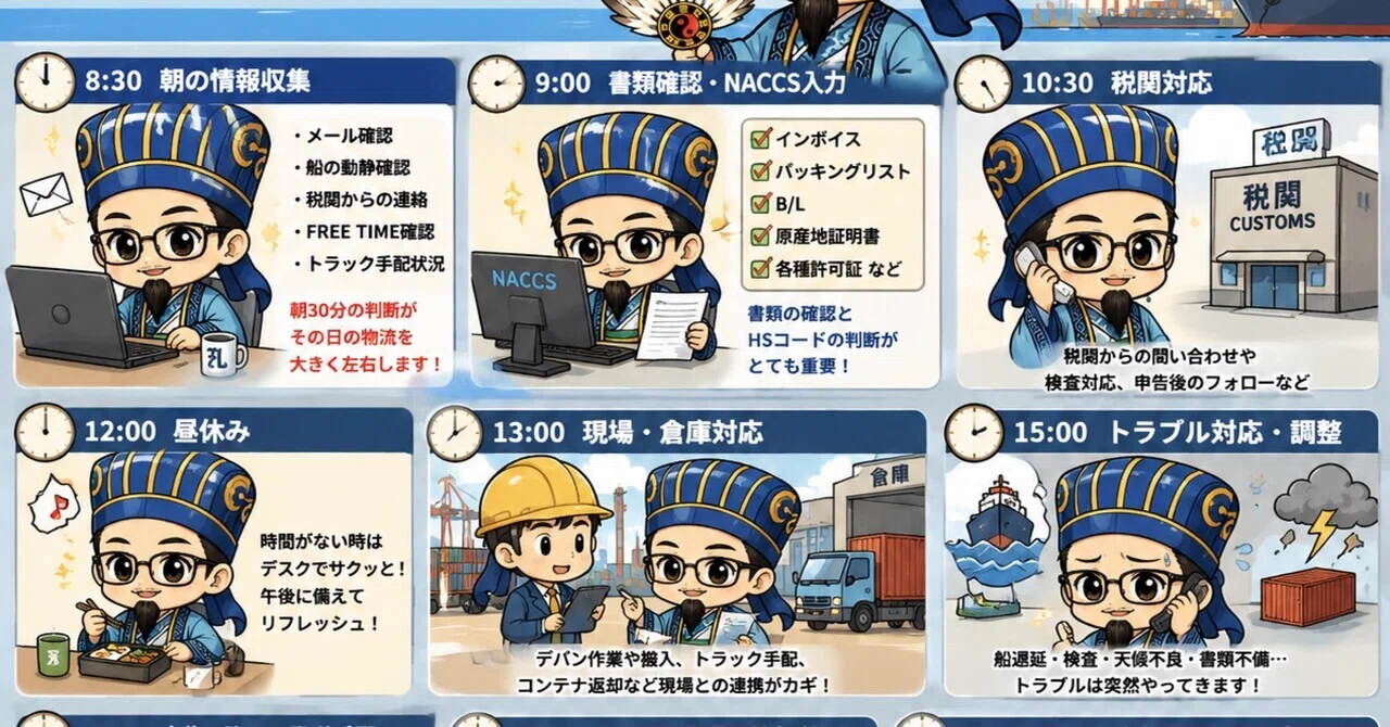 通関士の1日の仕事とは？朝から残業まで“物流の軍師”のリアルを現場