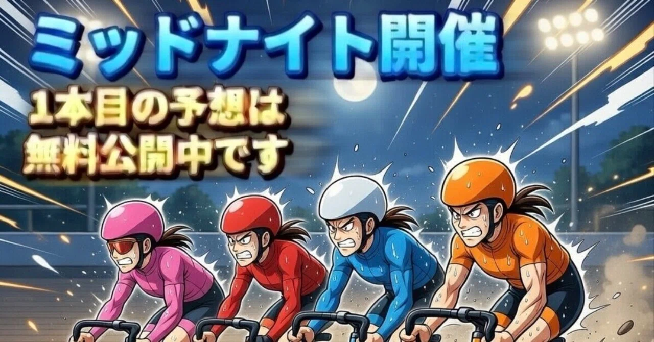 5/11（月）1本目は無料公開中🌃ミッドナイト開催2場セット予想