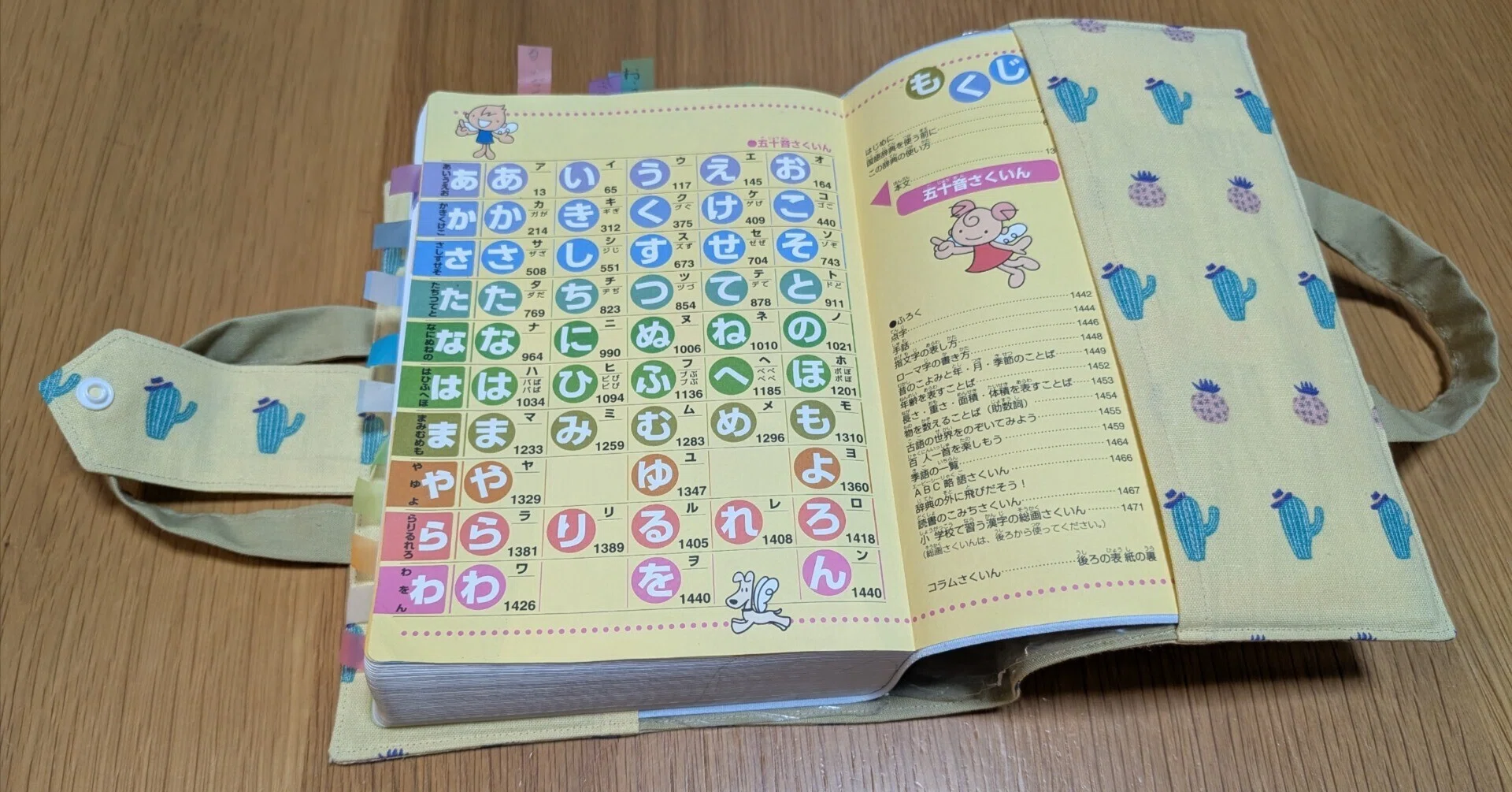 辞書カバーを作ったよ（1年ぶり2度目）｜まつもと酒店