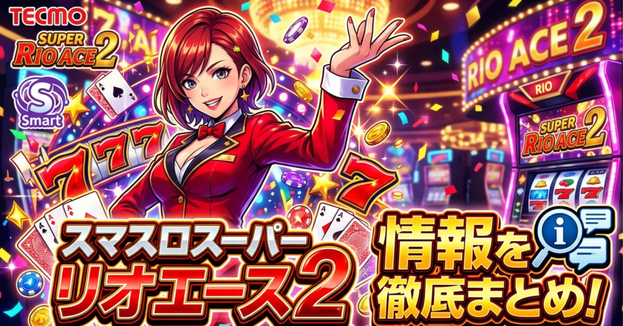 📢【必見】スマスロスーパーリオエース2攻略ガイド❗新台で勝つための