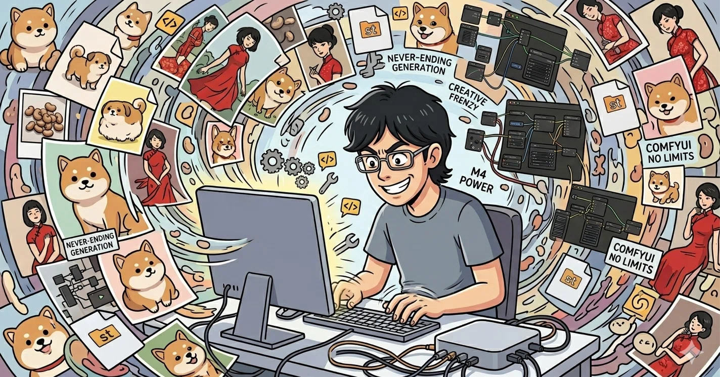 ローカル AI で画像生成を始めたら止まらなくなった （楽しい楽しい