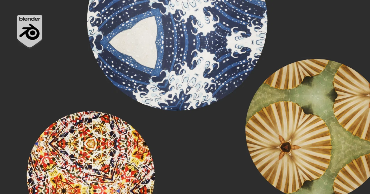 I tried making a kaleidoscope in Blender 5.1｜木谷 修