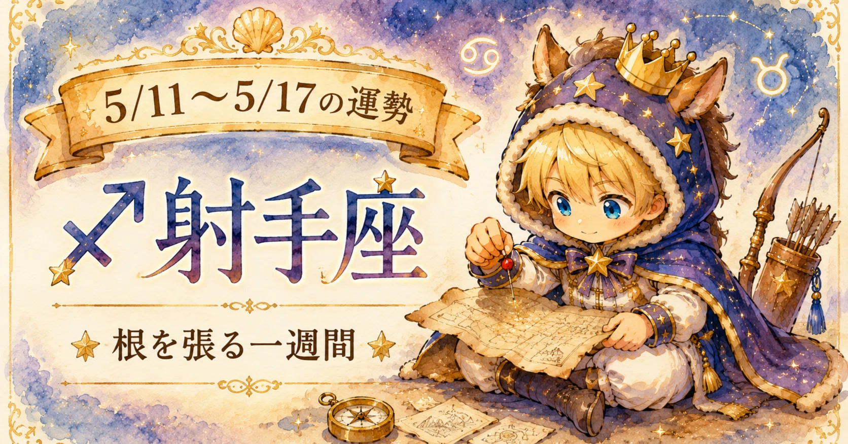 射手座 5/11〜17】根を張る一週間｜約束の王子様