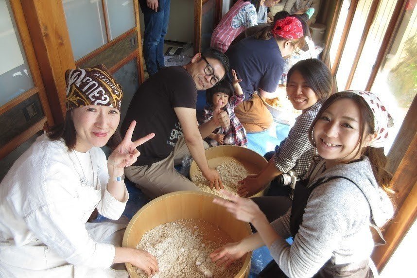 無農薬大豆と糀で作る！わたしの1年分の味噌仕込みツアー～米、麦、合わせ味噌から1種類の4.5kg仕込み～愛知観光旅行15