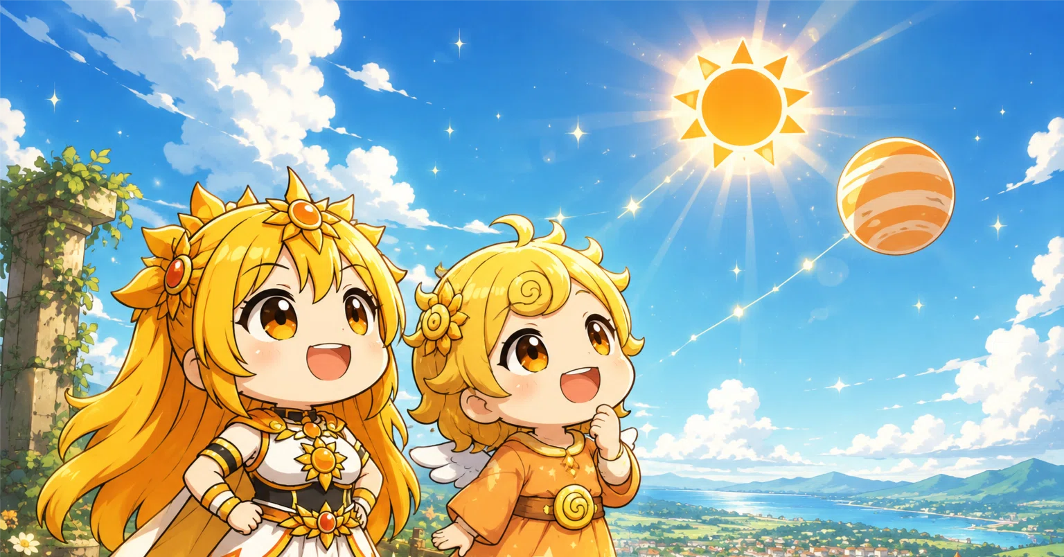 まんが占星術】セクスタイル｜太陽×木星 ― 「少し先を見たくなる