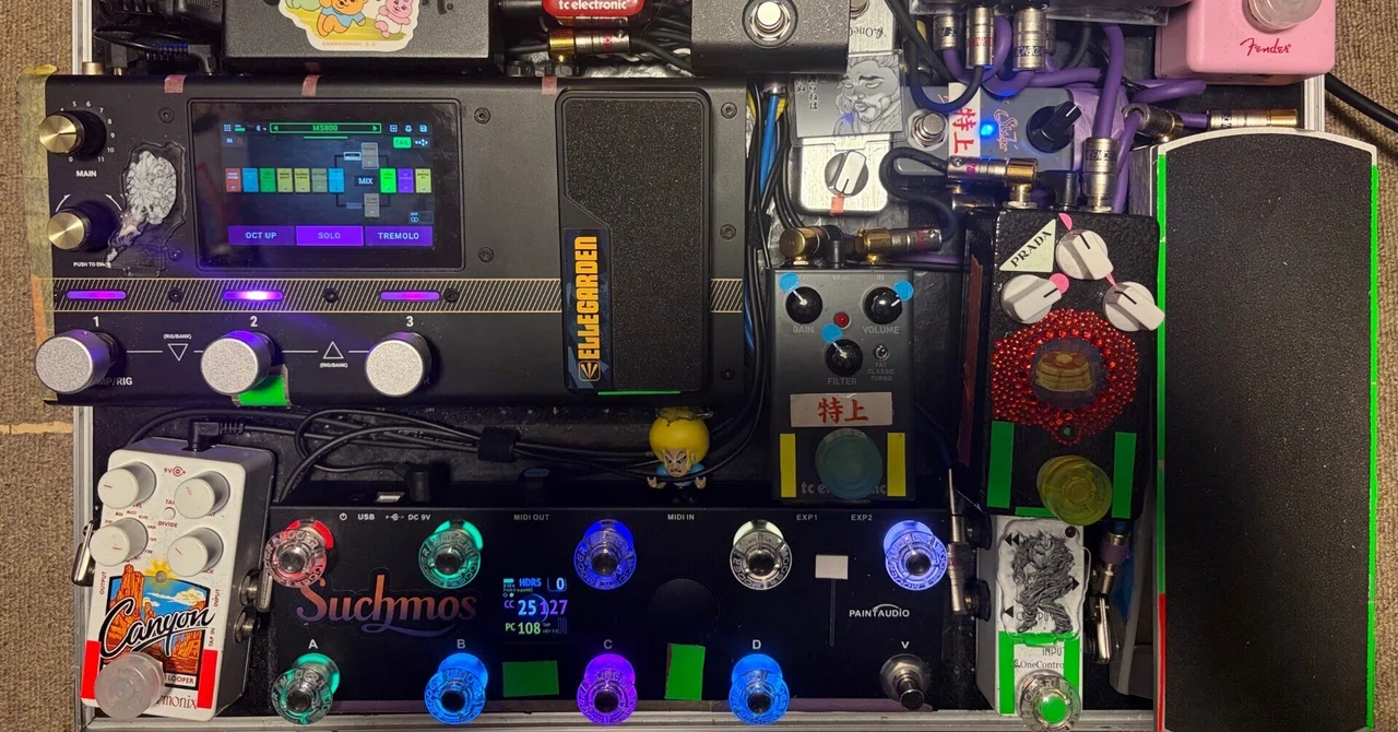 HeadRush Flex PrimeをMIDIで極める！外部スイッチを「純正」並みの