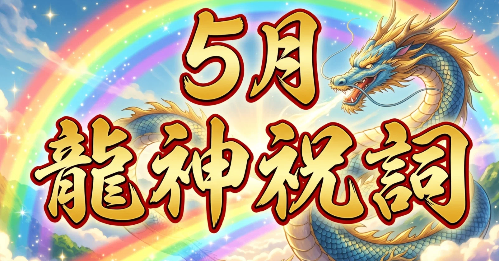 特別公開】5月の龍神祝詞「雨姫」72時間の祈祷を込めた、心を潤し邪気